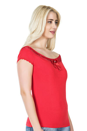 Dantelli Kadın Tişört 259