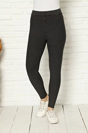 Penye Likralı Tayt Siyah