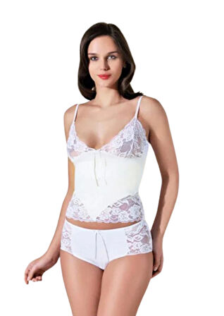 Göğsü Dantelli Takım B428