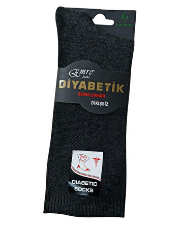 Emre Erkek  Diyabetik Bambu Çorap 6 Adet