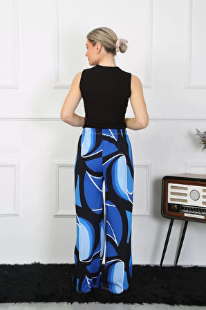 Kadın Bol Paça Penye Saks Alt Üst Takım