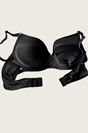  Mikro Kumaş Push Up Dolgulu Balenli Günlük Tek Destekli Sütyen