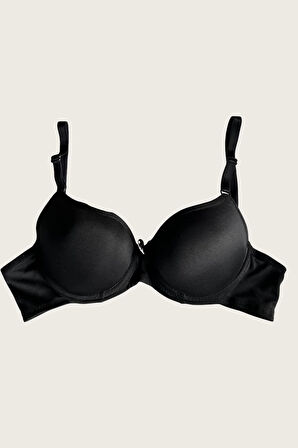  Mikro Kumaş Push Up Dolgulu Balenli Günlük Tek Destekli Sütyen