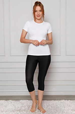 Microfiber Kapri Tayt Siyah