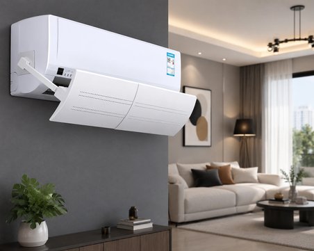 Klima Yönlendirici Aparat 58-105 cm | Ayarlanabilir Klima Hava Yönlendirici ve Rüzgar Kesici