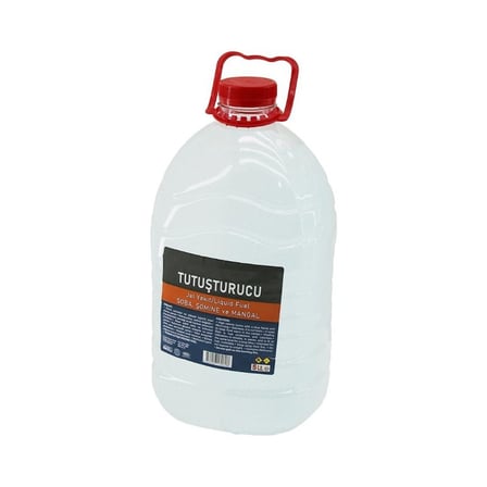 Delux Serisi Sunum Kolay Mutfak Çok Amaçlı Kokusuz Jel Yakıt - 5 Litre - Ekonomik Boy