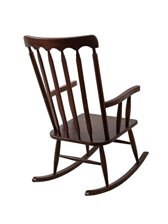 Dakota Rocker Amerikan Retro Ahşap Sallanır Sandalye