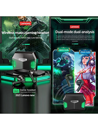 Lenovo Gm5 Tws Bluetooth Kablosuz Spor Kulaklık