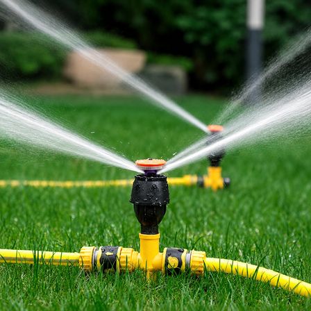 360° Döner Bahçe Sulama Fıskiyesi | Ayarlanabilir Su Akışı | Kazıklı Çim ve Bahçe Sprinkleri | Dayanıklı ABS Otomatik Sulama Başlığı