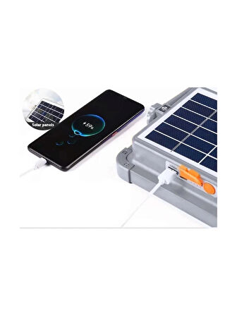 Zuidid ZT-4698 200W 6400K Taşınabilir Şarjlı Solar LED Projektör