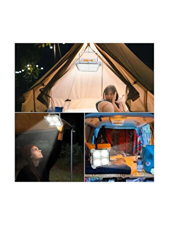 Zuidid ZT-4698 200W 6400K Taşınabilir Şarjlı Solar LED Projektör