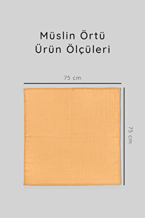 LUCKKA Renkli Çok Amaçlı Müslin Örtü Battaniye - ZTC000