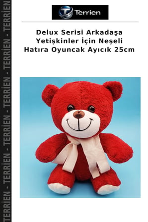 Delux Serisi Arkadaşa Yetişkinler İçin Neşeli Hatıra Oyuncak Ayıcık 25cm