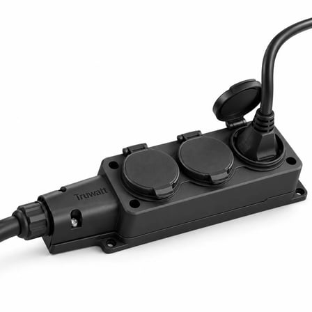 Truwatt V2L Togg T10X Uyumlu 3 Çıkışlı Elektrikli Araç Adaptörü 220V - 7 Metre
