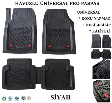 Ford Fiesta HB 2014  HAVUZLU ÜNIVERSAL MAXİ PASPAS SİYAH