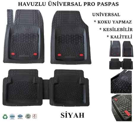 Kia Sorento 2011  HAVUZLU ÜNIVERSAL MAXİ PASPAS SİYAH