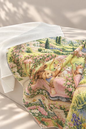LittleAtelier | 2'li %100 Organik Pamuk Müslin Örtü - Battaniye Seti 75x80 cm | Oeko-tex | Gots - ZTLittleAtelier