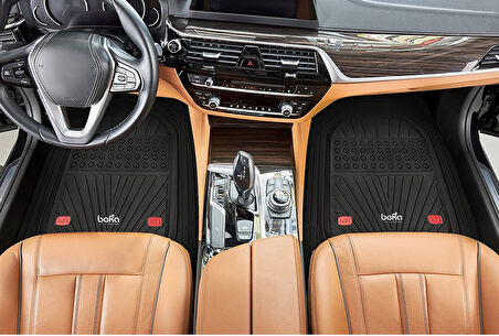 AUDİ A3 HB 2019 UYUMLU HAVUZLU ÜNIVERSAL YENİ NESİL PLUS PASPAS SİYAH - MAVİ