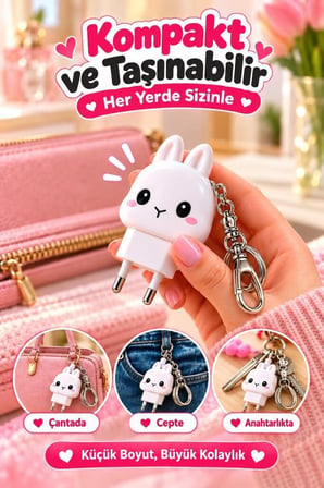 Premium Hediyelik Kullanım Guncel Şarj Adaptörü C41 Beyaz 20W