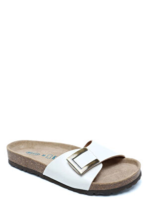 K10280DK Kifidis Soft Step Kadın Deri Mantar Terlik 36-41