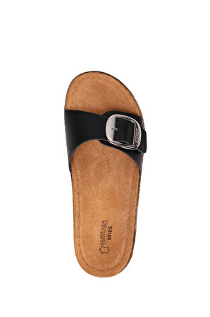 Sıb213610 -natura Kadın Anatomik Deri Terlik 36-40