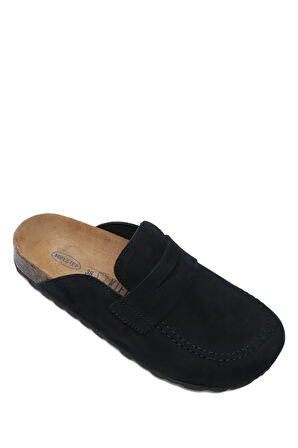 Soft Step Unisex Süet Deri Sabo Mantar Terlik 36-46