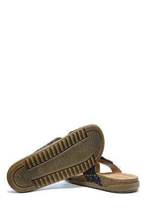 SIB213628 Kifidis-Natura Kadın Tokalı Anatomik Deri Terlik 36-41