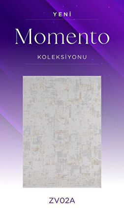 Royal Halı Momento ZV02A Krem Vizon Akrilik Yumuşak Dokulu Modern Halı