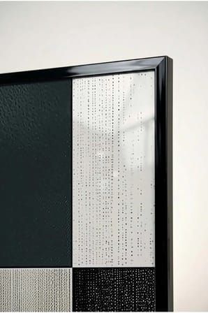 Bauhaus Harmonisi Pastel Tonlu Soyut 3'lü Cam Tablo Seti Siyah Metal Çerçeveli Ev Ve Ofis Tablosu