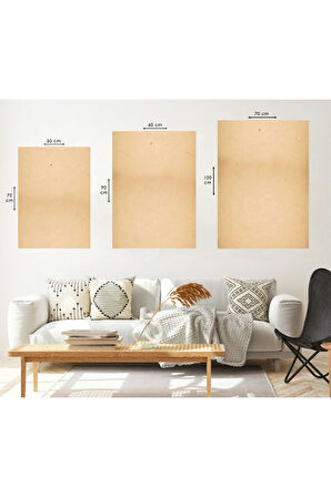 Üçlü Mdf Ayetel Kürsi, Nazar Ayeti, Bereket Duası Dini Tablo Seti