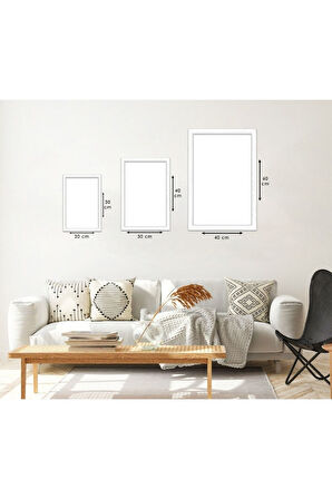 Beyaz Ahşap Çerçeveli Kevser Nas Felek Sureleri Dini Tablo