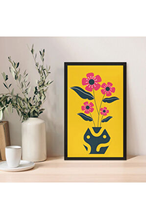 1 Adet Dekoratif Mdf Zeminli Açık Bej Spiral Mdf Çerçeve Görünümlü Mdf Tablo