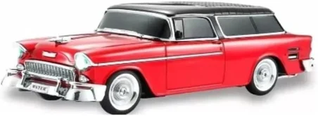 WS-1955 Kırmızı Renk Klasik Araba Kablosuz Bluetooth Hoparlör Speaker Fm Radyo SD Kart USB