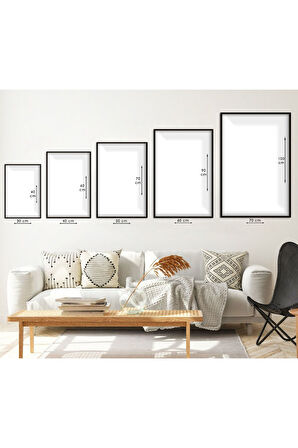 Gümüş Metal Çerçeveli Modern Çizim Çiçek Desen Kırılmaz Cam Tablo