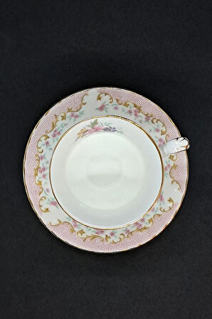 Serenity Bone China England Vintage Duble Kahve Fincanı 180 ml