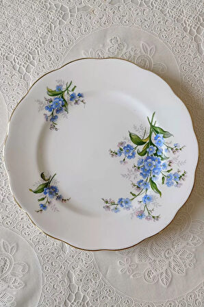 Forget Me Not  Vintage Pasta Tabağı 16 cm