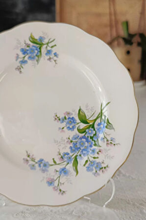 Forget Me Not  Vintage Pasta Tabağı 16 cm