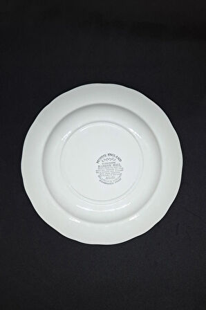 Meakin Merrie England Derbyshire Antika Porselen Servis Tabağı 24 cm