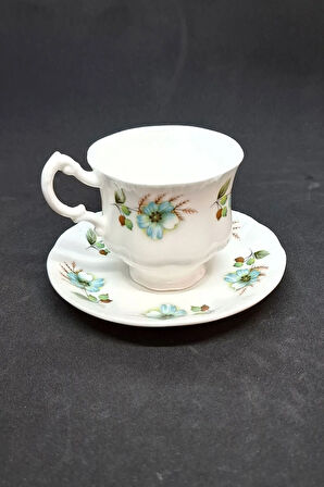 MayFair Pottery Vintage Duble Kahve Fincanı 2 Parça 160 ml
