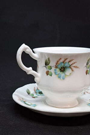 MayFair Pottery Vintage Duble Kahve Fincanı 2 Parça 160 ml