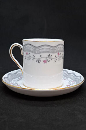 Tuscan Fine English Bone China Vintage Kahve Fincanı 2 Parça 80 ml
