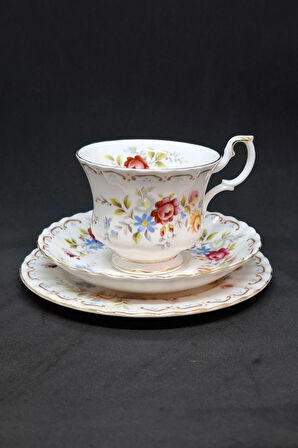 Jubilee Rose Vintage Çay Fincanı 3 Parça 210 ml