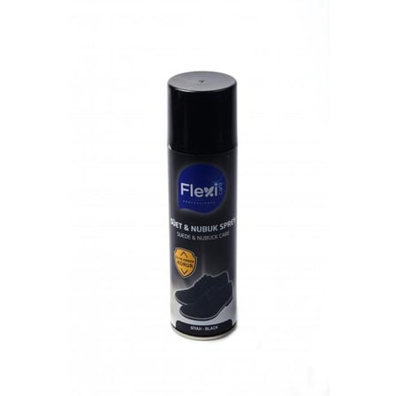 Bakım Ürünü Ayakkabı Boyası Sprey Flexi Süet Spreyi 250 ML Siyah Süet Nubuk Canlandırıcı