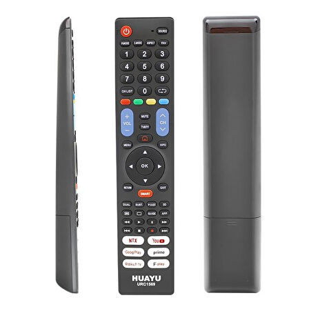 Huayu Urc1569 Netflix-youtube-prime Video-google Play Tuşlu 7in1 Universal Lcd Led Tv Kumandası