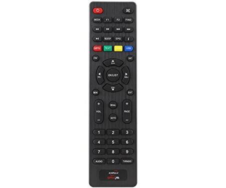 Korax Ip Plus Hd Uydu Alıcı Kumandası
