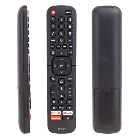 Toshiba Ct-95010 Netflix-youtube-google Play-prime Tuşlu Video Ses Komutlu Lcd-led Tv Kumandası
