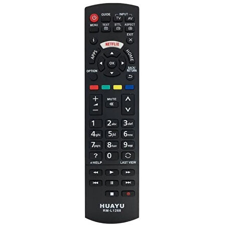 Huayu Rm-l1268 Panasonic Netflix Tuşlu Universal Lcd Tv Kumandası