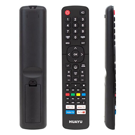 Huayu Urc1530 Hisense Netflix-youtube-amazon Tuşlu Universal Lcd-led Tv Kumandası