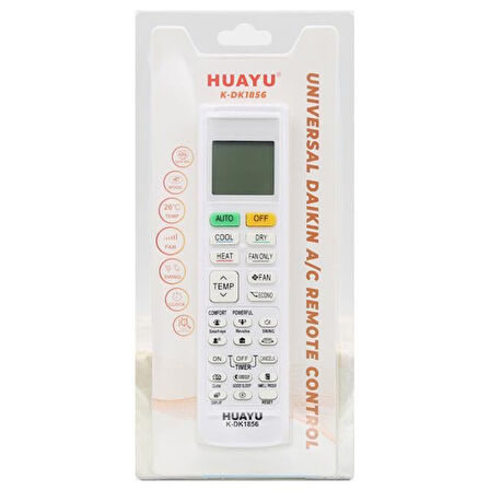 Huayu K-dk1856 Daikin Tüm Modeller Akıllı Universal Klima Kumandası