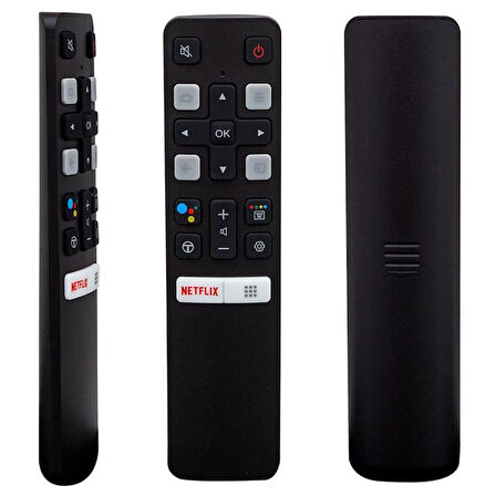 Tcl Rc 802v Fmr1 50'' - 55'' Android Tv Netflix Tuşlu Sesli Kontrol Akıllı Lcd Led Tv Kumanda